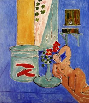 Henri Emile Benoit Matisse : goldfish and sculpture